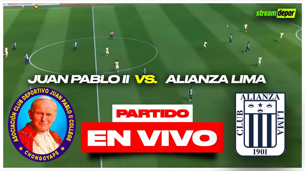 Reproducir: ALIANZA LIMA VS JUAN PABLO II EN VIVO | FECHA 8 - LIGA 1 | Stream Depor