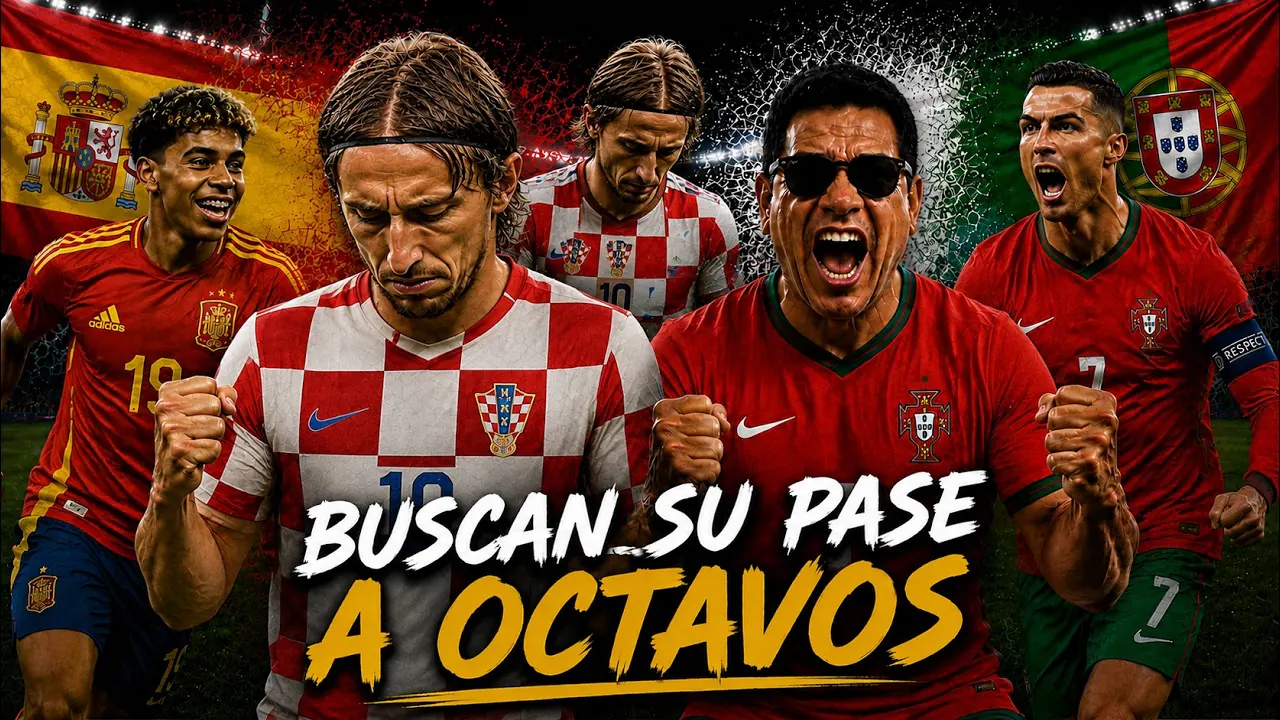 Reproducir: ¿CROACIA SUFRIÓ ROBO ANTE PORTUGAL? I ARGENTINA Y COLOMBIA BUSCAN LOS OCTAVOS #embasados