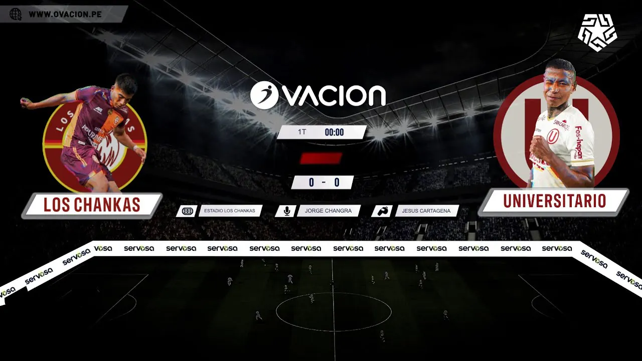 Reproducir: 🔴 #ENVIVO | LIGA 1 TE APUESTO | LOS CHANKAS vs UNIVERSITARIO por RADIO OVACION