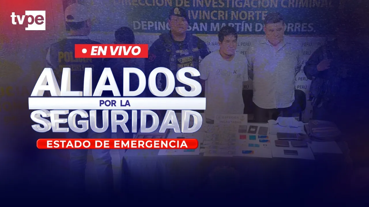 Reproducir: "Aliados por la seguridad: estado de emergencia": EN VIVO hoy 16 de abril por TVPerú Noticias