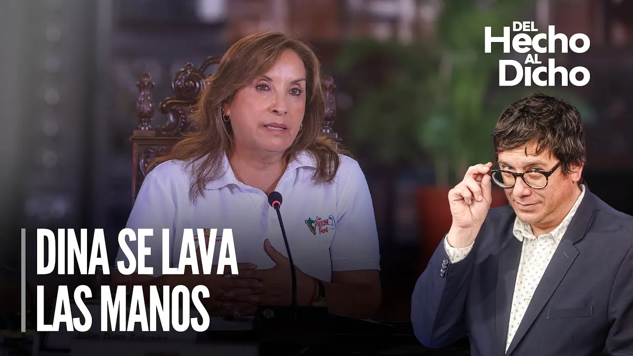Reproducir: Dina Boluarte admite que no podrá solucionar la delincuencia | Del Hecho al Dicho con Jaime Chincha