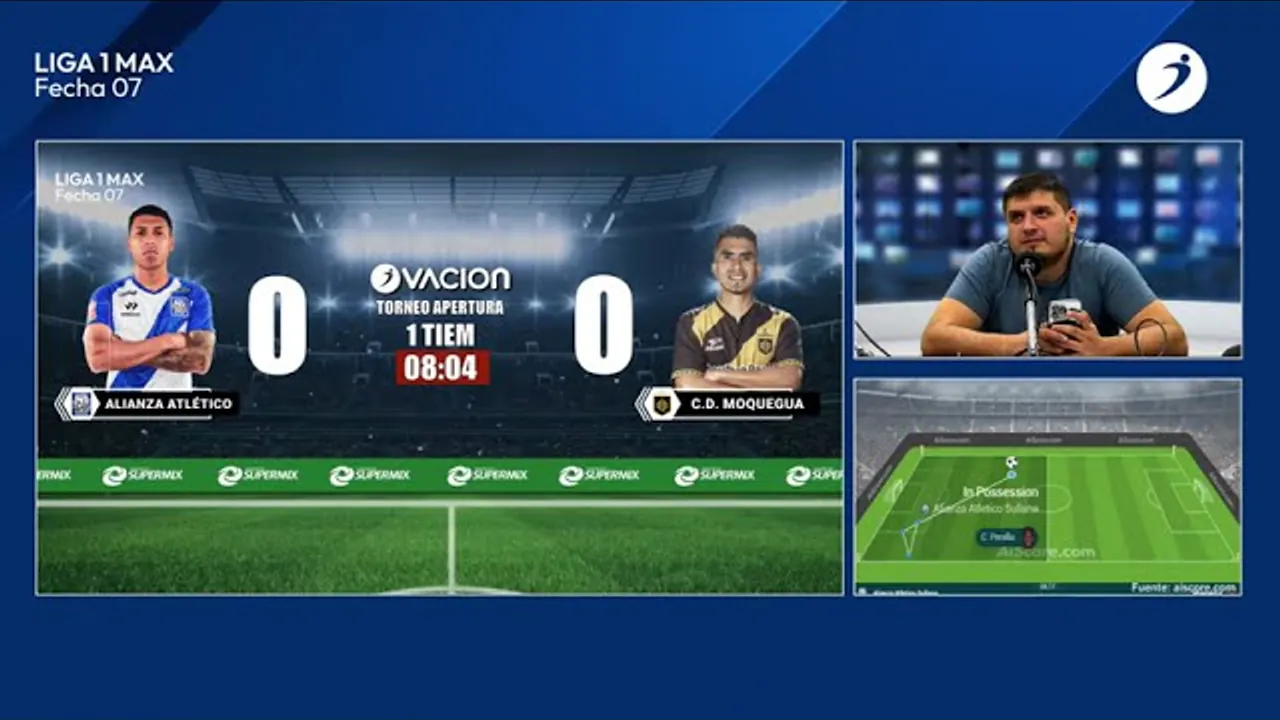 Reproducir: ALIANZA ATLÉTICO VS CD MOQUEGUA EN VIVO POR RADIO OVACION 🔴 #ENVIVO | LIGA 1 MAX