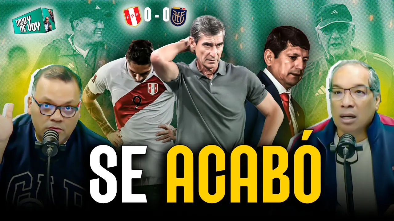 Reproducir: #ENVIVO 🔴PERÚ EMPATÓ CONTRA ECUADOR Y QUEDÓ ELIMINADO ¿QUÉ DEBE SEGUIR?  #TOCOYMEVOY