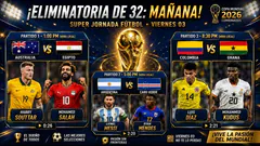 AUSTRALIA VS. EGIPTO, ARGENTINA VS. CABO VERDE Y COLOMBIA VS. GHANA