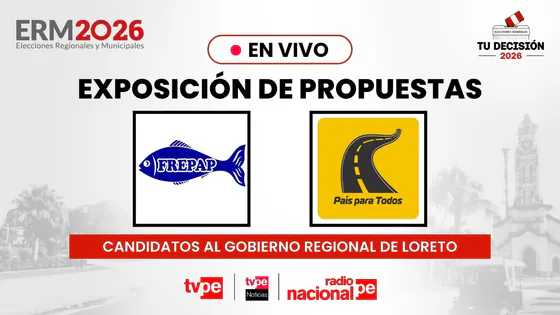 Candidatos gobierno regional de Loreto: Partidos País para todos y FREPAP | Tu Decisión 2026