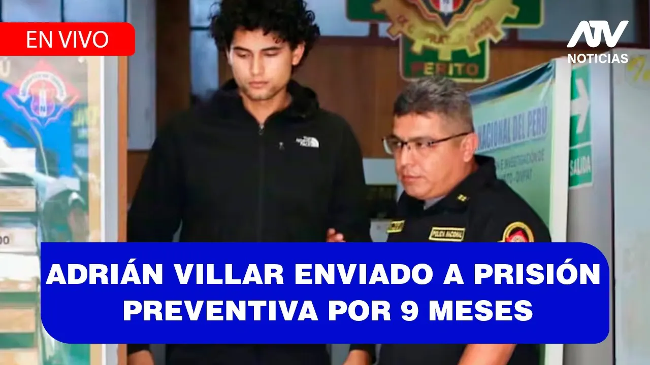Reproducir: Fe de Erratas:ADRIÁN VILLAR ENVIADO A PRISIÓN PREVENTIVA POR 9 MESES - ATV+