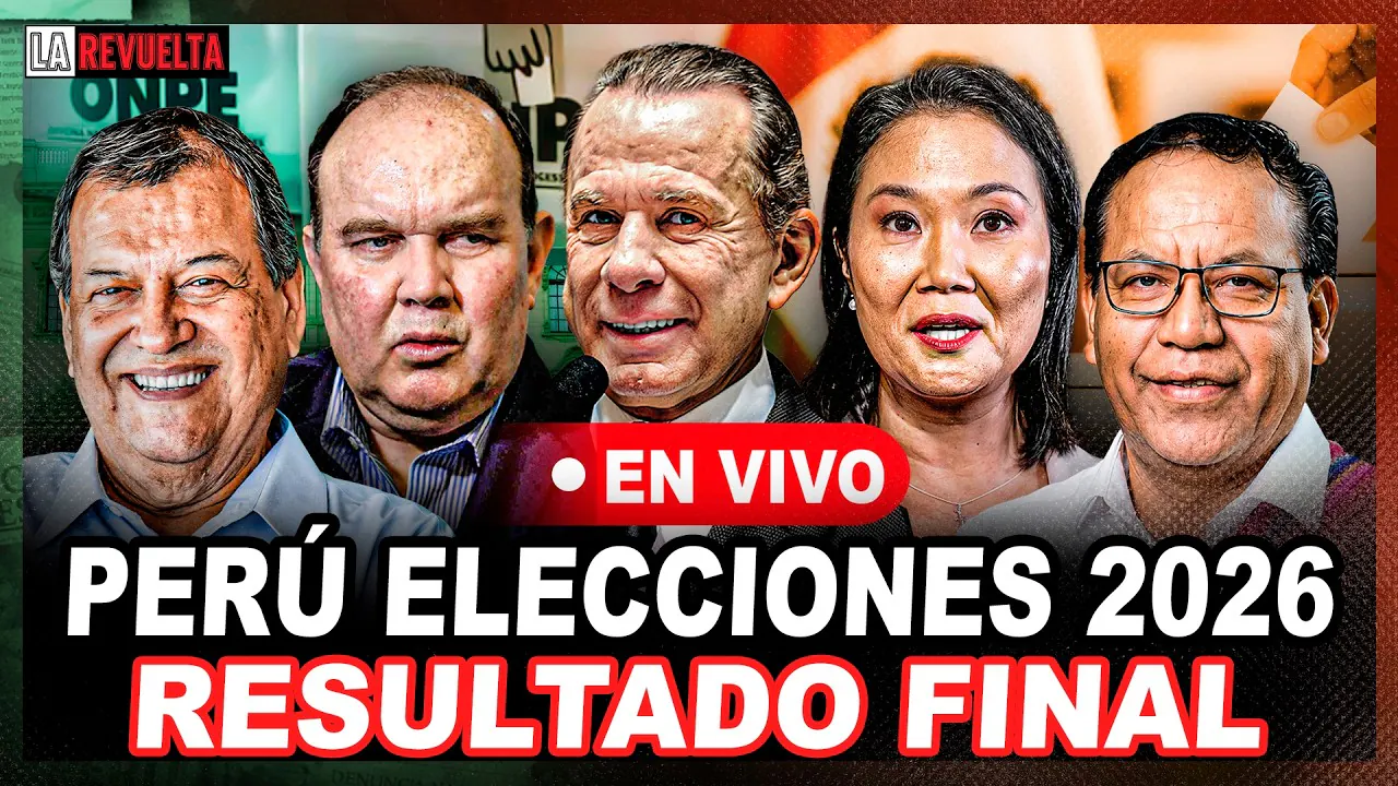 Reproducir: ELECCIONES PERÚ 2026 EN VIVO: VOTACIÓN MINUTO A MINUTO | LA REVUELTA 🔴