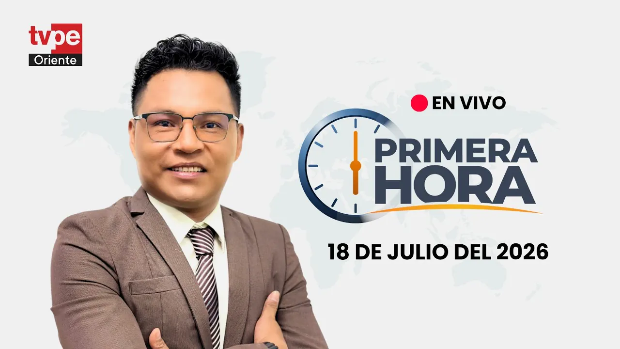 Reproducir: 🔴 TVPerú Oriente EN VIVO HOY | Noticias de la Amazonía peruana – 18 de Julio 2026