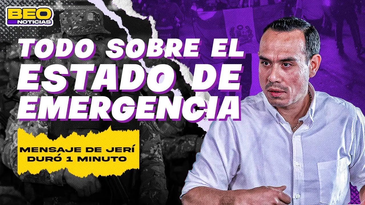 Reproducir: JERÍ DECRETA ESTADO DE EMERGENCIA 😱 | BEO NOTICIAS 🟣
