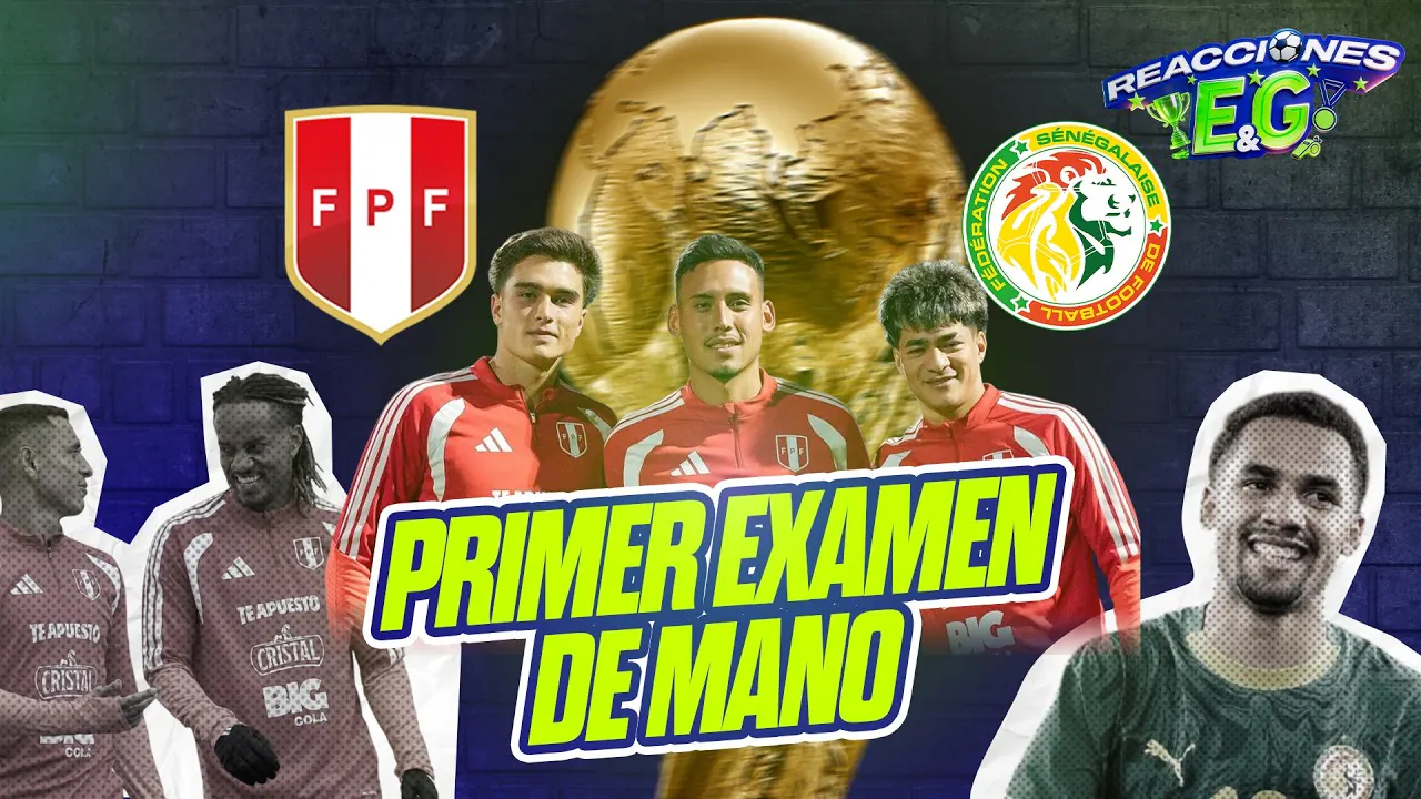 Reproducir: [REACCION] PERÚ VS SENEGAL | REACCIONAMOS AL DEBUT DE MANO MENEZES CON LA BICOLOR🔥