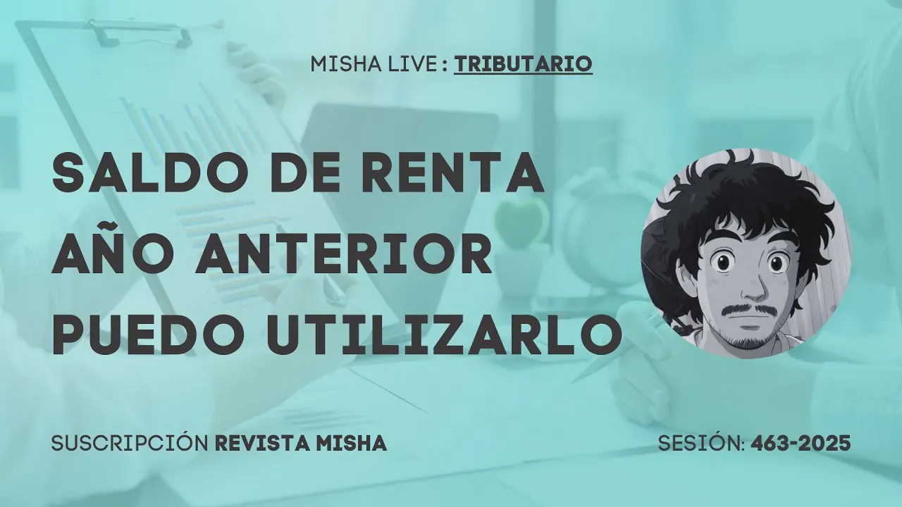 Reproducir: SALDO DE RENTA SUNAT AÑO ANTERIOR ¿PUEDO UTILIZARLO?
