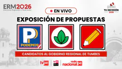 Candidatos al gobierno regional de Tumbes: Venceremos, Perú Libre y Podemos Perú