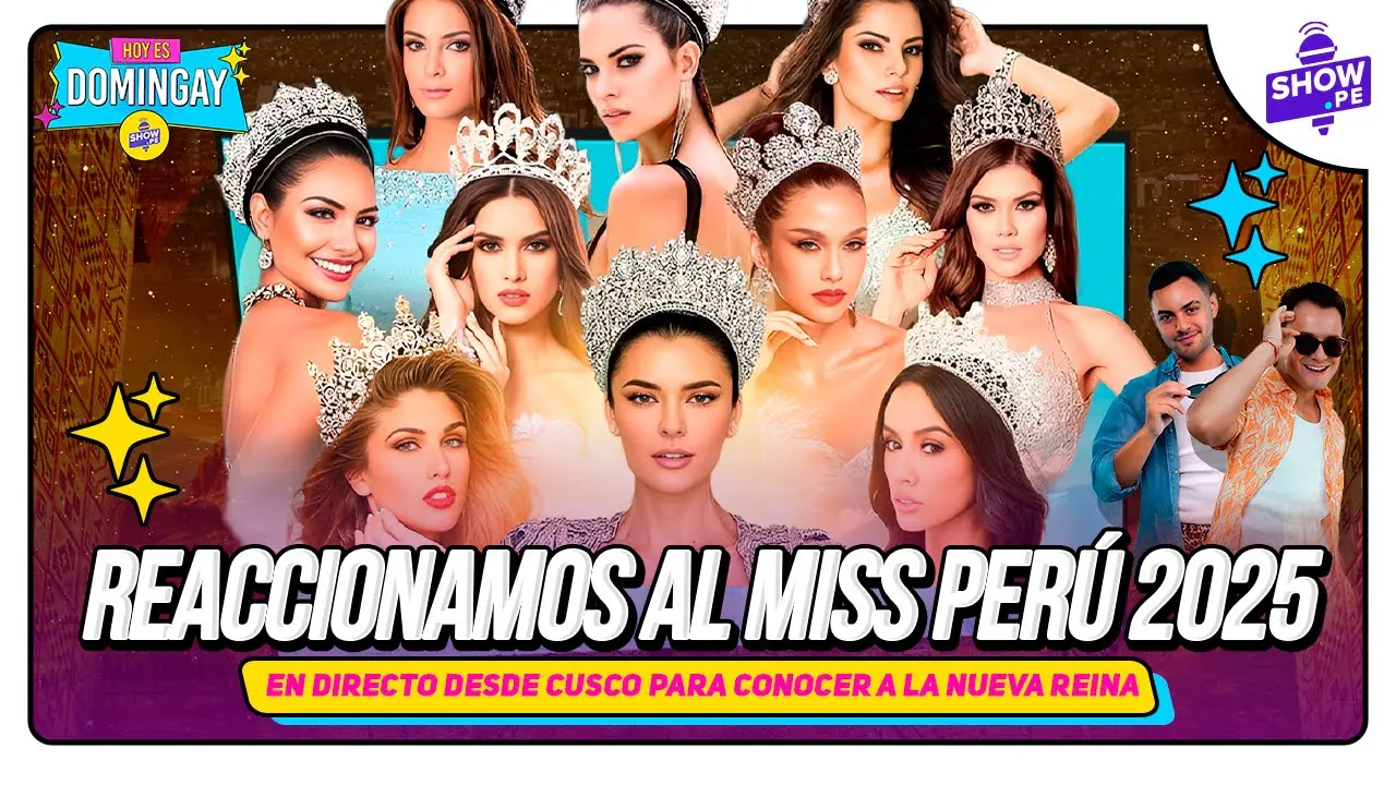 Reproducir: DOMINGAY: PRELIMINAR DEL MISS PERÚ 2025 - REACCIÓN EN VIVO 🔥✨👑🇵🇪