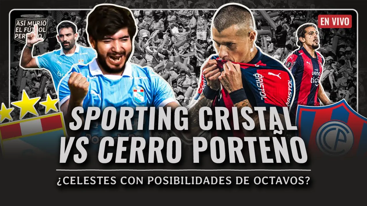 Reproducir: LA ÚLTIMA OPORTUNIDAD: REACCIÓN AL SP. CRISTAL VS CERRO PORTEÑO #LIBERTADORES ft. EL BUEN LIBRERO