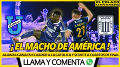 ¡ALIANZA LIMA ENTRE LOS 8 MEJORES DE SUDAMERICANA! : GANA EN ECUADOR Y SE METE A CUARTOS - LOCO HDC