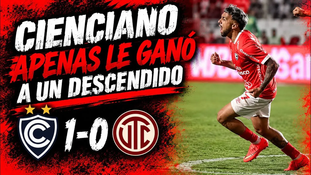 Reproducir: POST SALA: CIENCIANO 1-0 UTC - CIENCIANO A PENAS LE GANA A UN DESCENDIDO