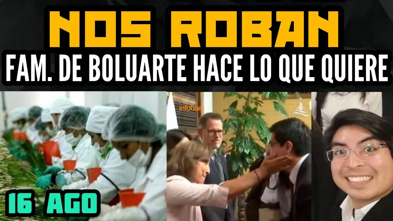 Reproducir: FAMILIA DE DINA HACE LO QUÉ LE DA LA GANA / OLIGARQUÍA AGRO-EXPLOTADORA PREMIADA - 16 AGO