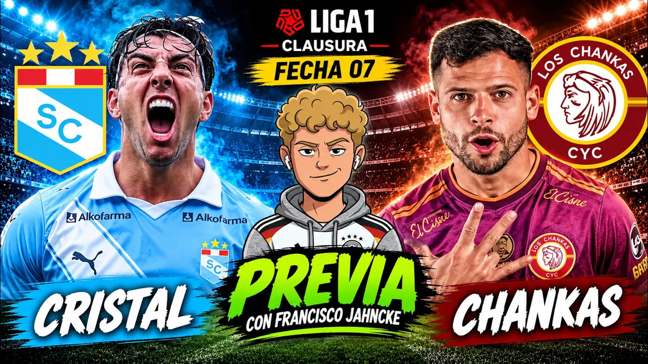 Reproducir: 🚨⚽ ¡CRISTAL VA POR LA RECUPERACIÓN! | PREVIA VS. LOS CHANKAS CON FRANCISCO JAHNCKE 🔥