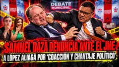 Samuel Daza denuncia ante el JNE a López Aliaga por “coacción y chantaje político” - Noticias Random