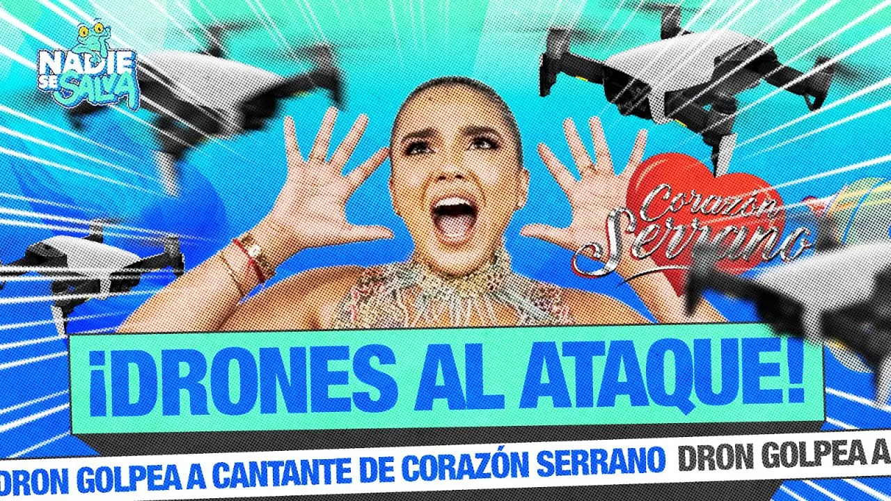 Reproducir: DRON IMPACTA A SUSANA ALVARADO EN CONCIERTO | NADIE SE SALVA 🐸