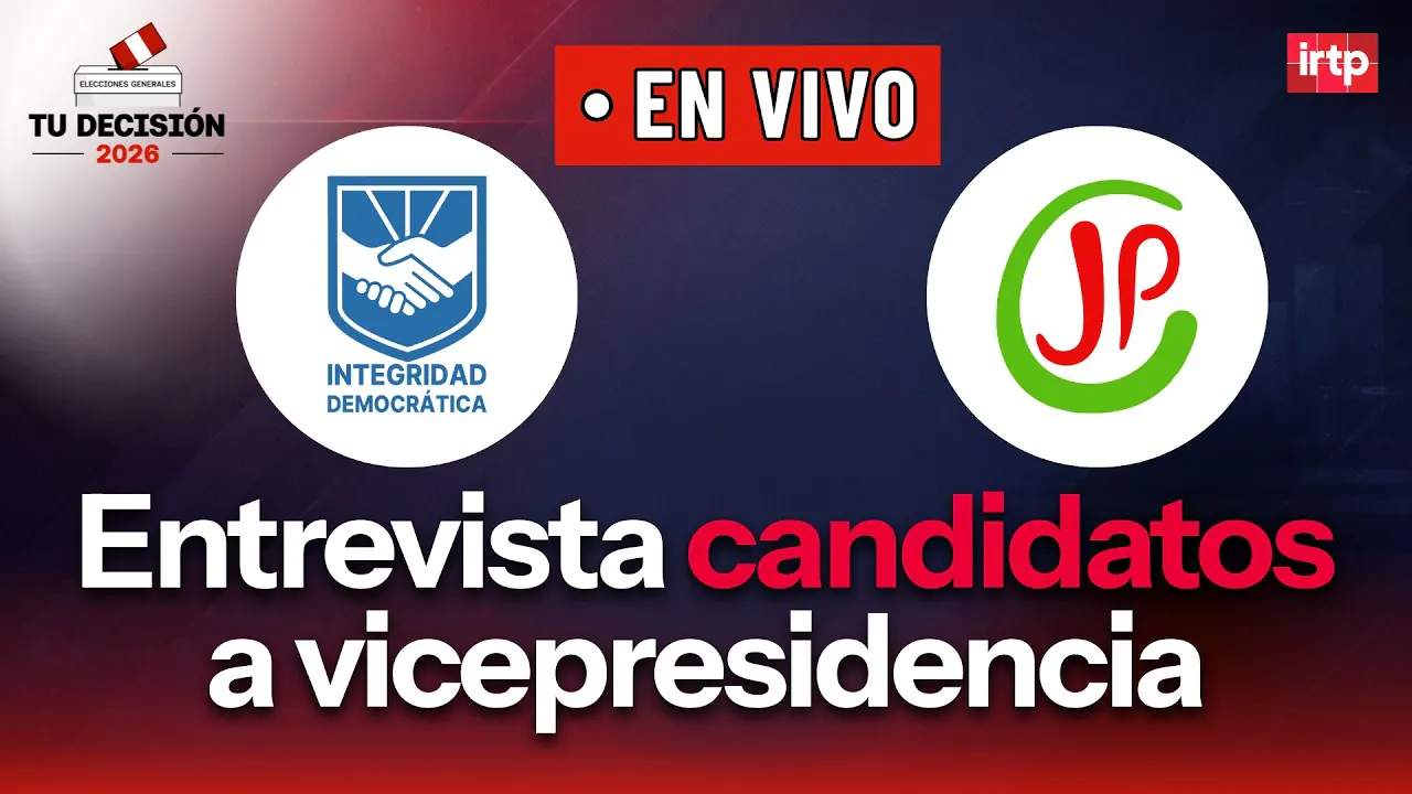 Reproducir: Candidatos a la vicepresidencia: Juntos por el Perú y de Integridad Democrática | “Tu decisión 2026”