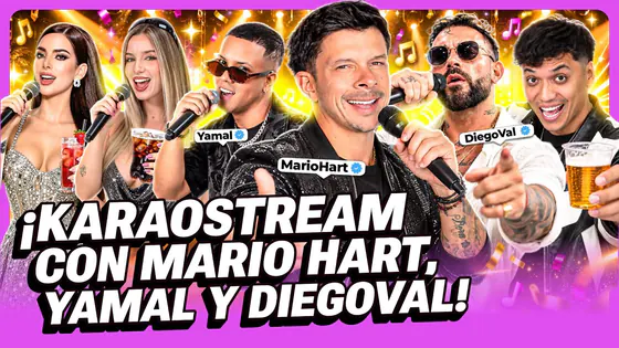 ¡MARIO HART, DIEGO VAL Y YAMAL EN KARAOSTREAM! - NAQO