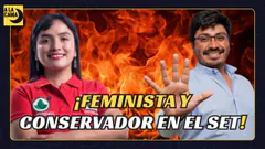 ¡UNA FEMINISTA Y UN CONSERVADOR EN EL SET! | #AlaCama 4 FEB