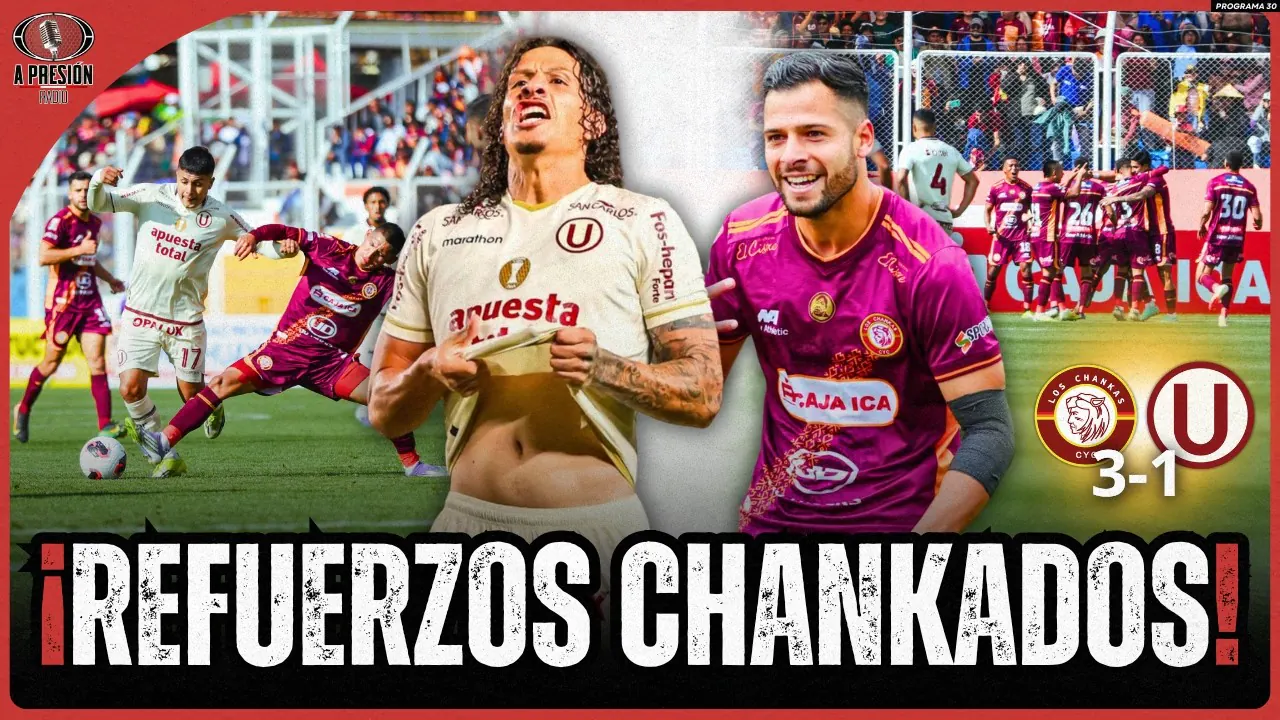 Reproducir: ¡DEJA IR LA PUNTA! CHANKAS 3-1 ‘U’ | ¡CRISTAL LOGRÓ SU PRIMER TRIUNFO EN CASA! | #APRESIÓNRADIO
