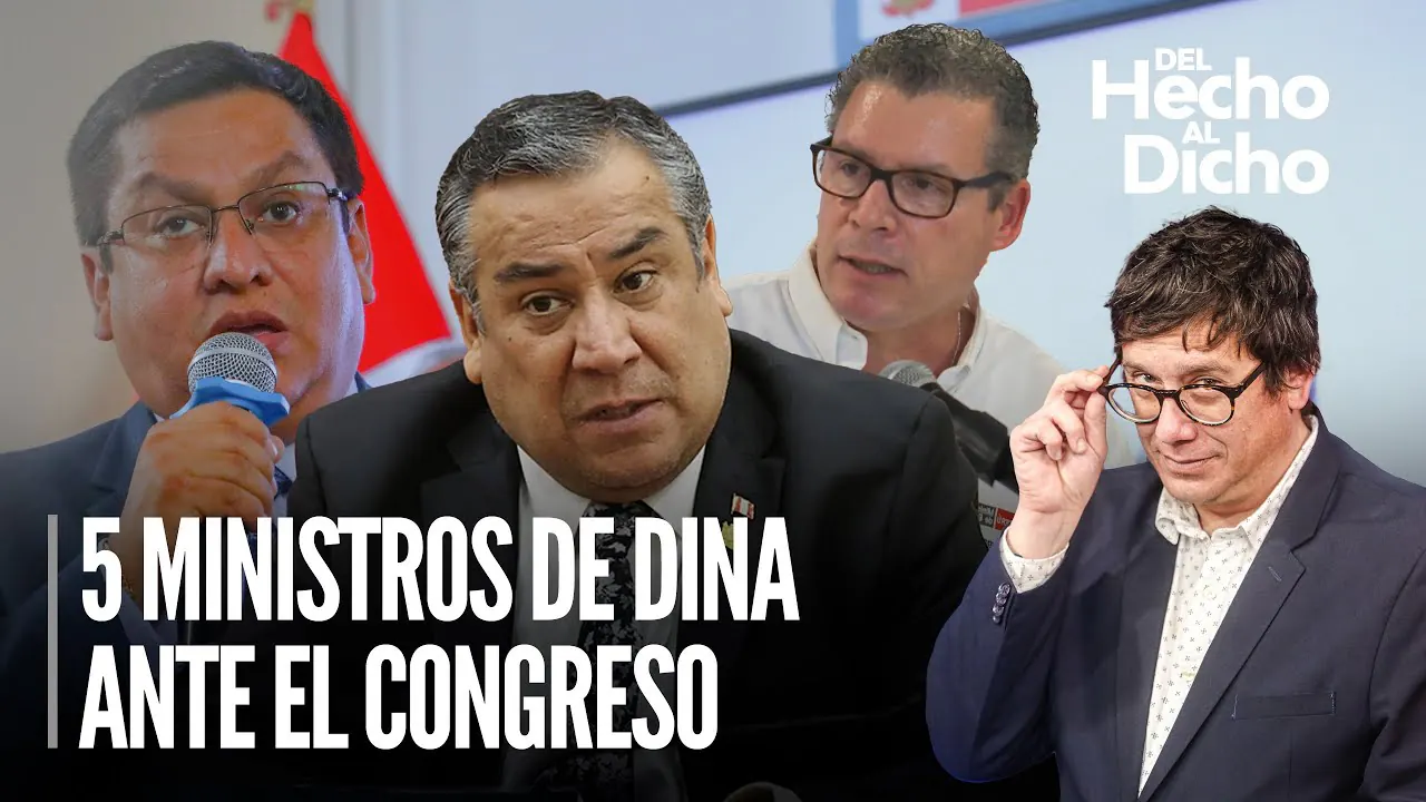 Reproducir: Dina Boluarte hace historia: 5 ministros serán interpelados | Del Hecho al Dicho con Jaime Chincha
