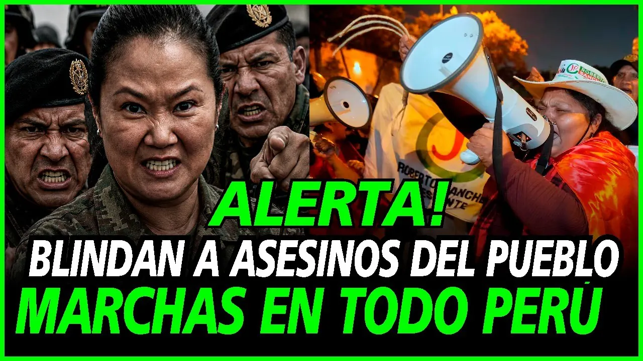 Reproducir: 😱ALERTA! FUJIKONGRESO BLINDA A MILITARES Y POLICIAS ASESINO! MARCHAN EN TODO PERÚ DEFENSA DEL VOTO