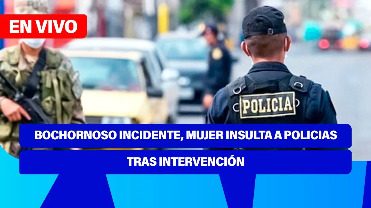 Reproducir: De 5 a 7 🎧✨📱🎙️BOCHORNOSO INCIDENTE, MUJER INSULTA A POLICIAS TRAS INTERVENCIÓN