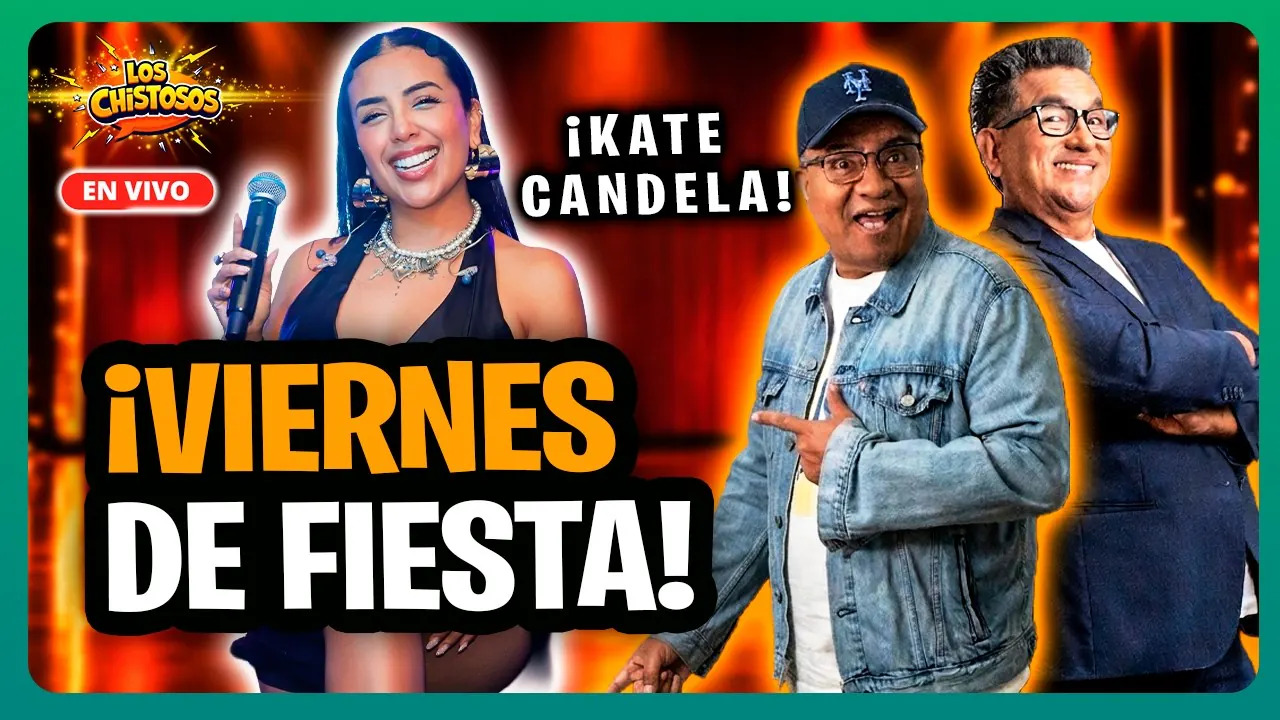 Reproducir: LOS CHISTOSOS 🔴EN VIVO ¡KATE CANDELA! Salsa, risas y la mejor gozadera en RPP