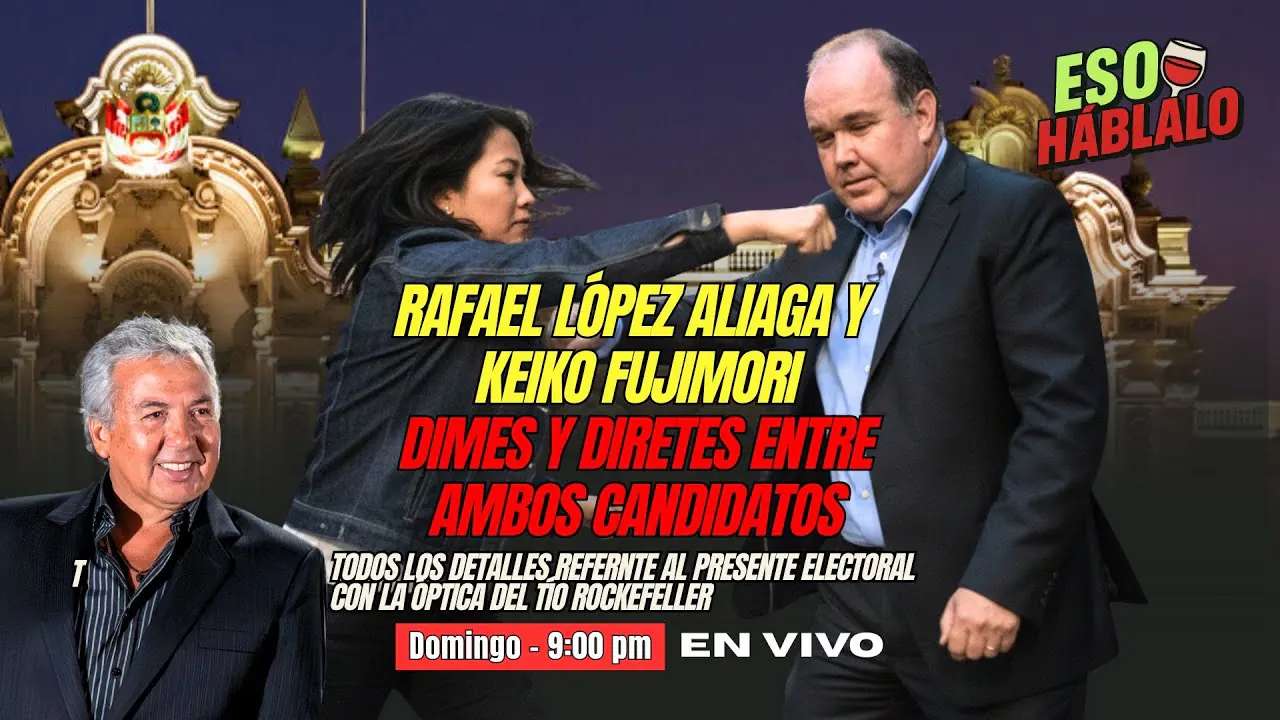 Reproducir: Rafael López Aliaga y Keiko Fujimori dimes y diretes entreambos candidatos