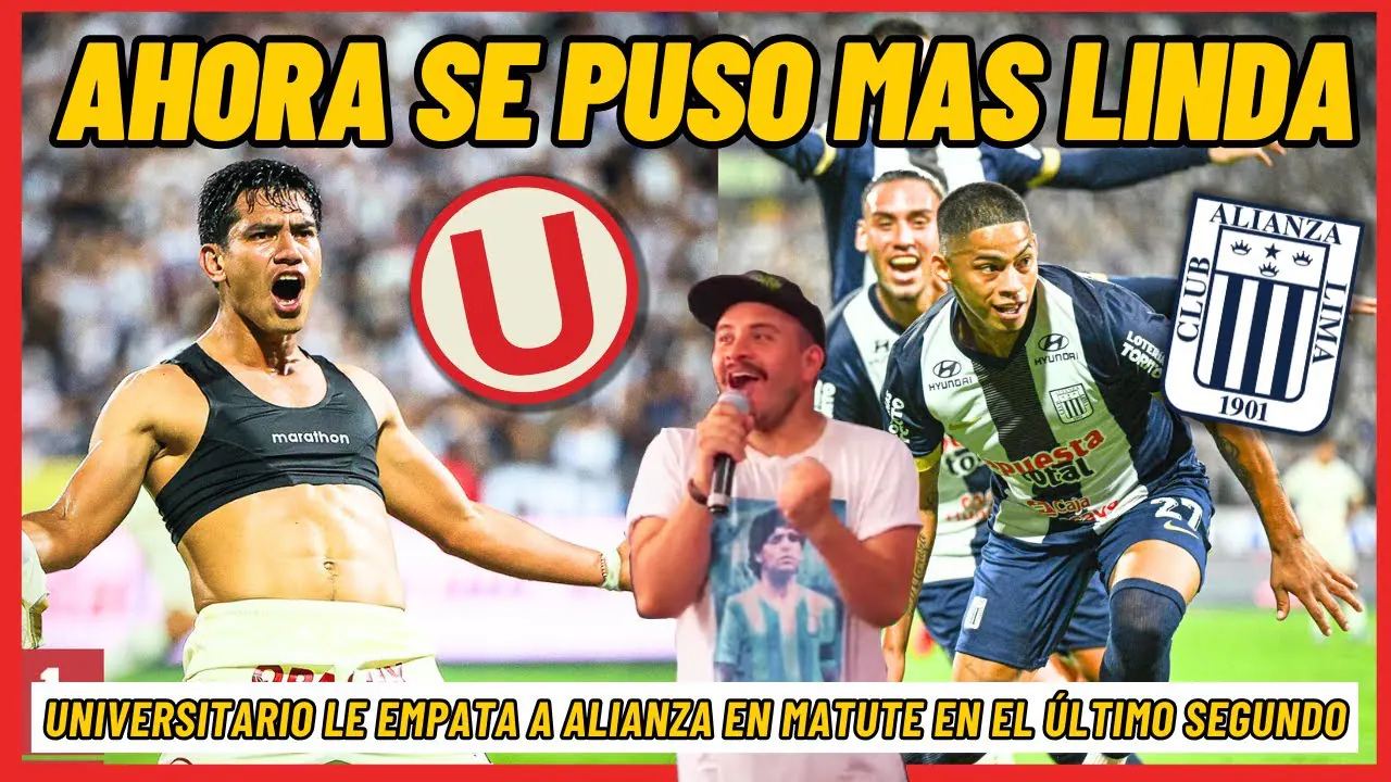 Reproducir: Alianza Lima 1-1 Universitario ¿PERDIERON LOS DOS? HDC