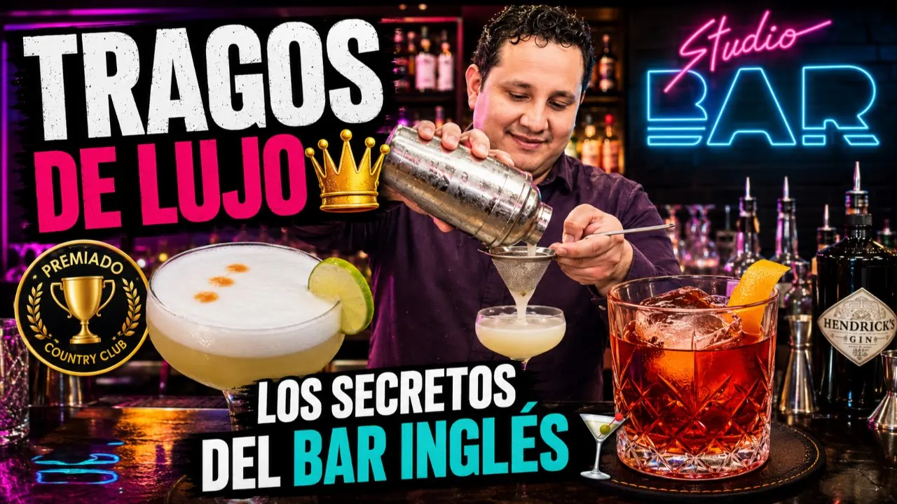 Reproducir: EL BAR INGLÉS NOS REVELA SUS SECRETOS 🍸😱 | Studio Bar