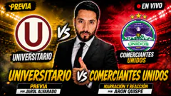 ¡UNIVERSITARIO VS COMERCIANTES UNIDOS EN VIVO! ¡QUISPE TITULAR Y ONCE CONFIRMADO!