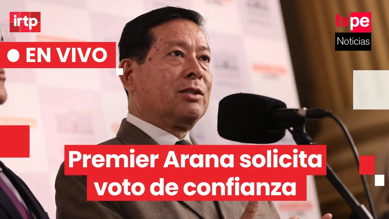 Reproducir: 🔴 En vivo | Premier Eduardo Arana se presenta ante el Congreso para solicitar el voto de confianza