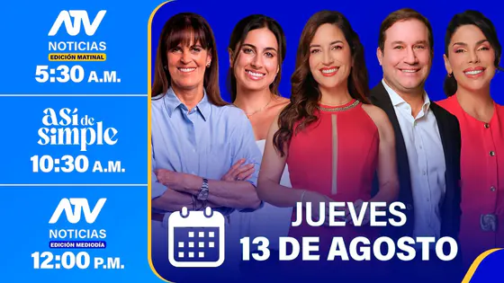 ATV Noticias E. Matinal - 13/08/26
