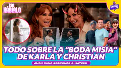 DETALLES DE LA ¿BODA MISIA? DE KARLA TARAZONA Y CHRISTIAN DOMÍNGUEZ EN HUARAL