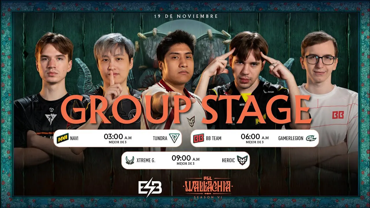 Reproducir: BB Team vs GamerLegion l PGL Wallachia S6: GROUP STAGE