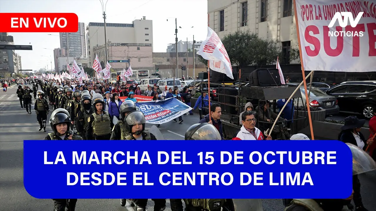 Reproducir: De 5 a 7 🎧✨📱🎙️| LA MARCHA DEL 15 DE OCTUBRE DESDE EL CENTRO DE LIMA - ATV+
