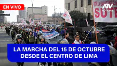 De 5 a 7 | LA MARCHA DEL 15 DE OCTUBRE DESDE EL CENTRO DE LIMA - ATV+