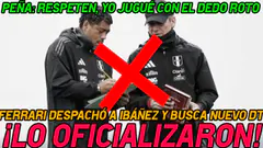 BARCO: CONMIGO, EL DE AFUERA, SI VENDRÁ PARA SER TITULAR / ALIANZA VETÓ A HARO /