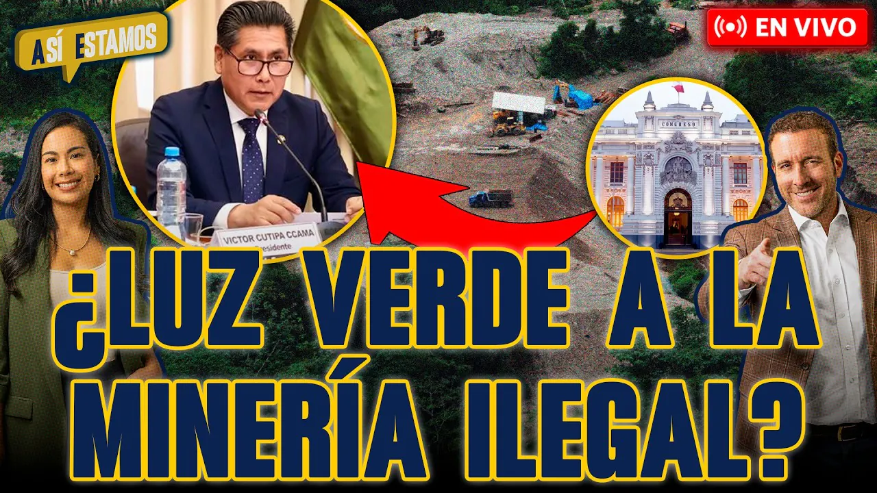 Reproducir: 🚨#ENVIVO | MINEM: DICTAMEN SOBRE CONCESIONES ‘OCIOSAS’ INCENTIVARÍA LA MINERÍA ILEGAL #ASÍESTAMOS