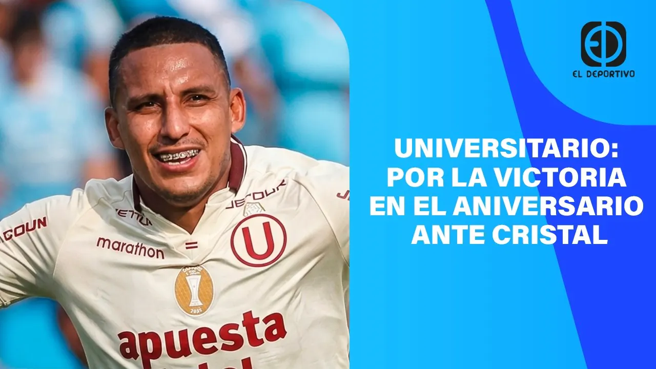 Reproducir: EN VIVO: UNIVERSITARIO: POR LA VICTORIA EN EL ANIVERSARIO ANTE CRISTAL | EL DEPORTIVO DIGITAL