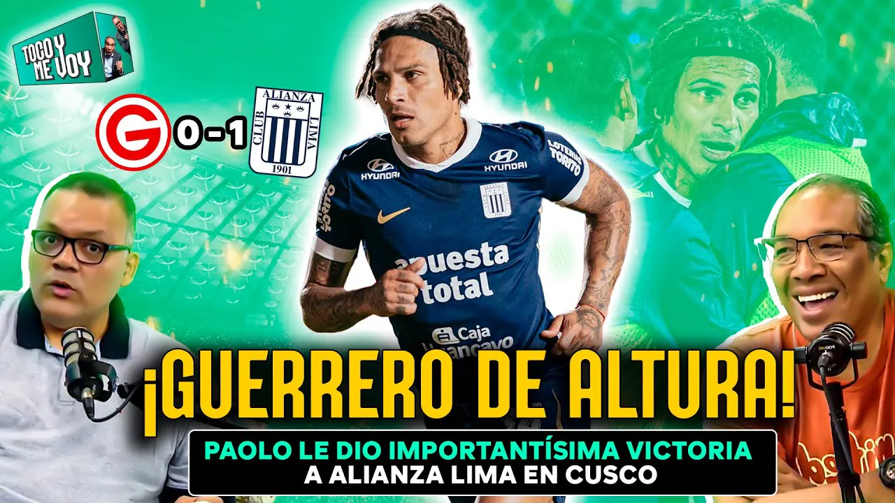 Reproducir: #ENVIVO 🔴 ¡GUERRERO DE ALTURA! CON GOL DE PAOLO, ALIANZA VENCIÓ A GARCILASO EN EL CUSCO  #TOCOYMEVOY
