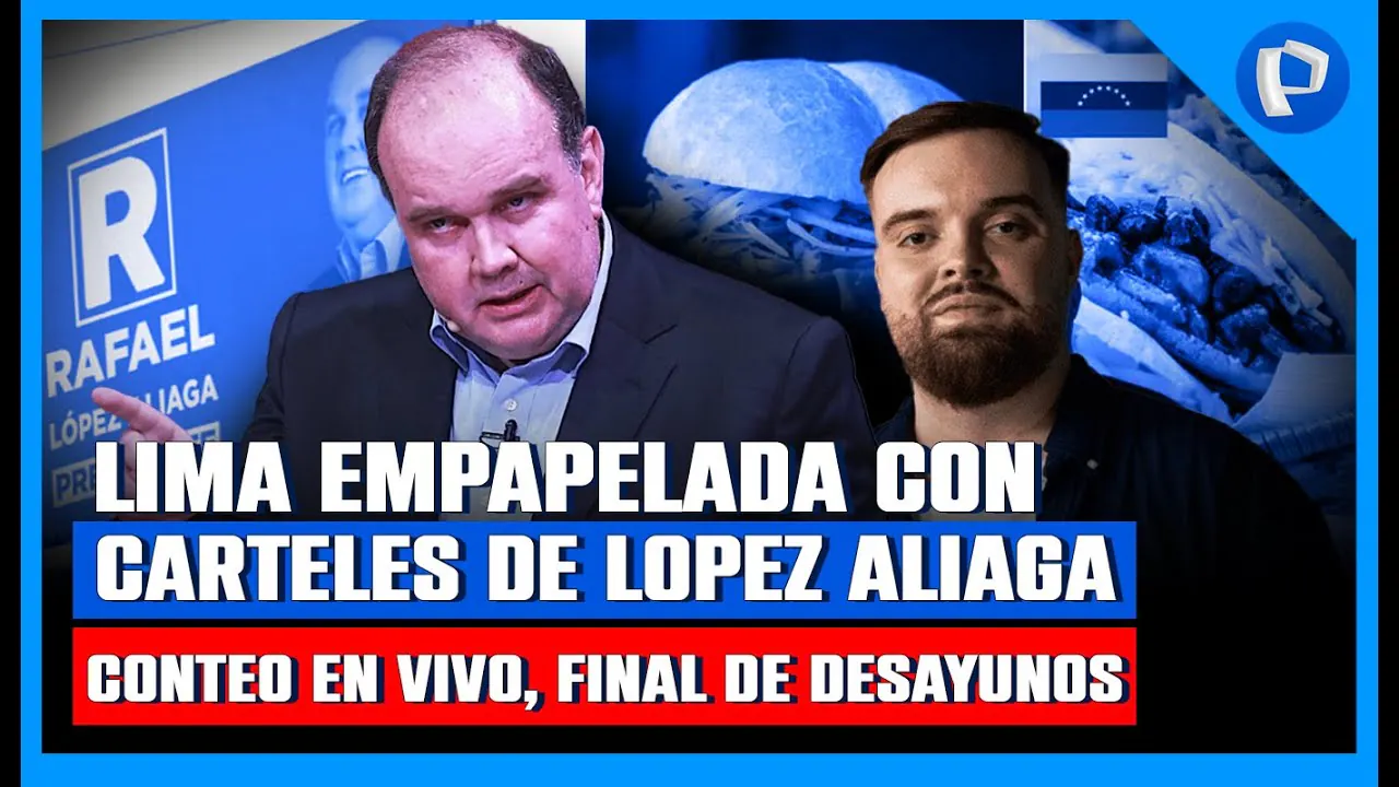 Reproducir: 🟥Carteles de Rafael López Aliaga invaden Lima 🪧 | Así va el conteo del Mundial de Desayuno 🍳