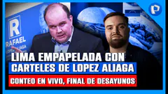Carteles de Rafael López Aliaga invaden Lima | Así va el conteo del Mundial de Desayuno