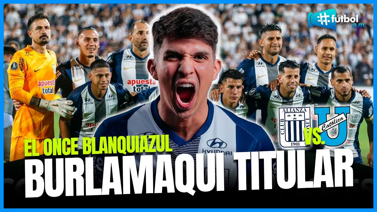 Reproducir: 🔴 El once de Alianza Lima para enfrentar a Universidad Católica | #Fútbol A.M. 13/08/25