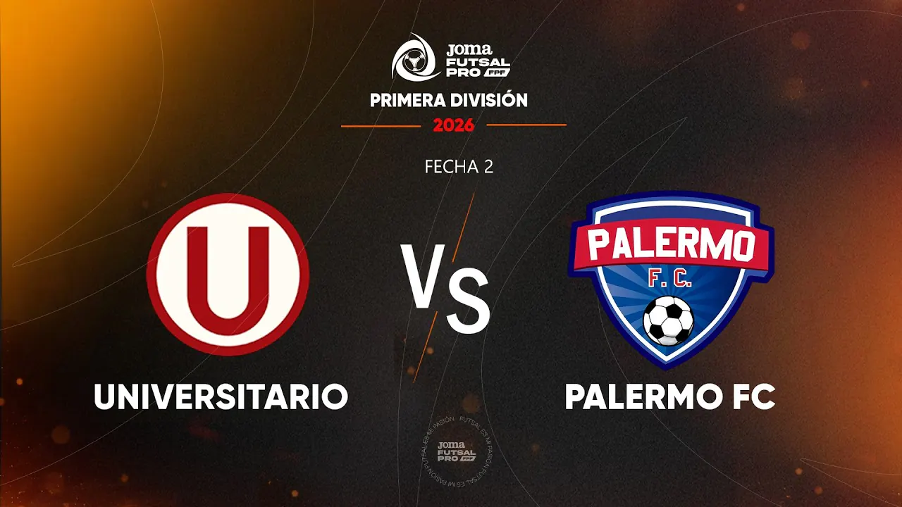 Reproducir: 🔴 EN VIVO | UNIVERSITARIO VS PALERMO FC | JOMA FUTSAL PRO FPF | TORNEO APERTURA FECHA 2